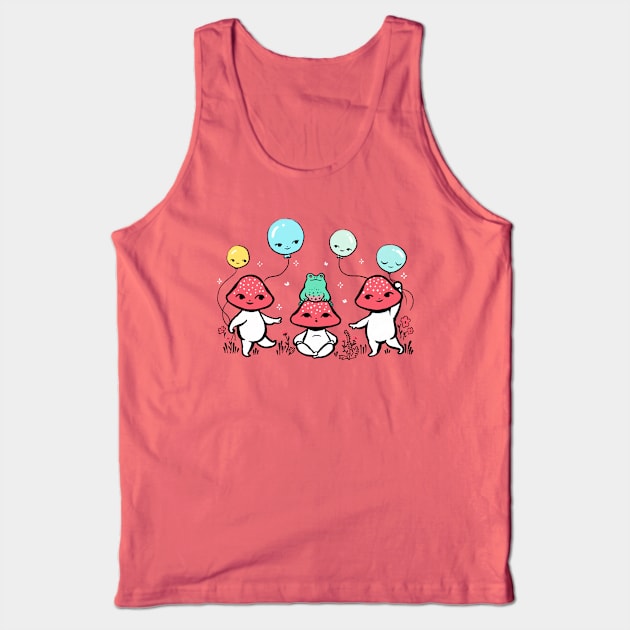 Mushroom Kids Tank Top by Idrmofgina